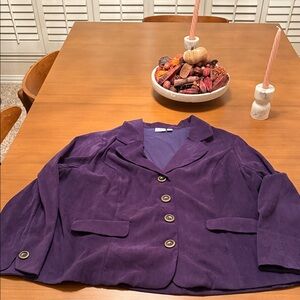 Cato Deep Purple‎ Women's Blazer